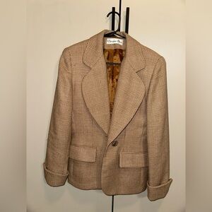 Vintage Christian Dior Women’s Mini Skirt Wool and Alpaca Suit Size 4